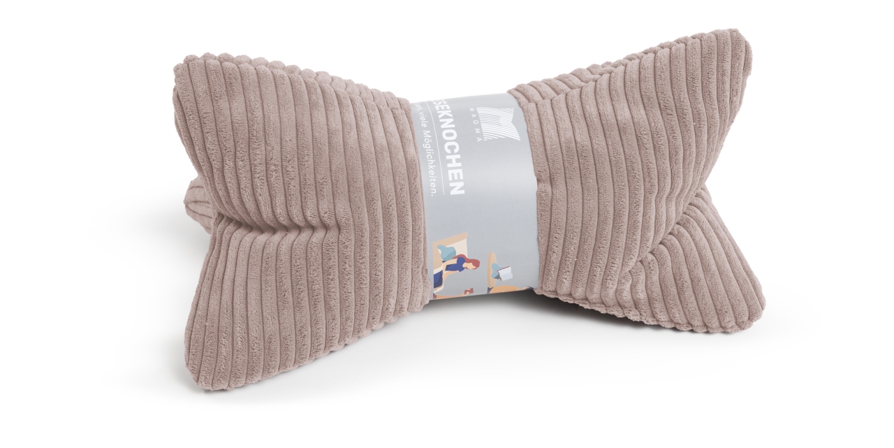 Magma Heimtex Leseknochen SHARA ca. 22x42cm in Farbe rose