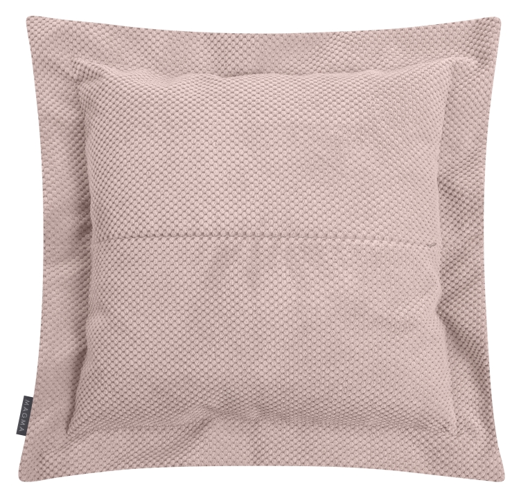 Magma Heimtex Flatterkissen ca. 70x70cm COMODO in Farbe rose, Kissen, Kissenbezug, Textil, Stoffstruktur, Kissenhülle