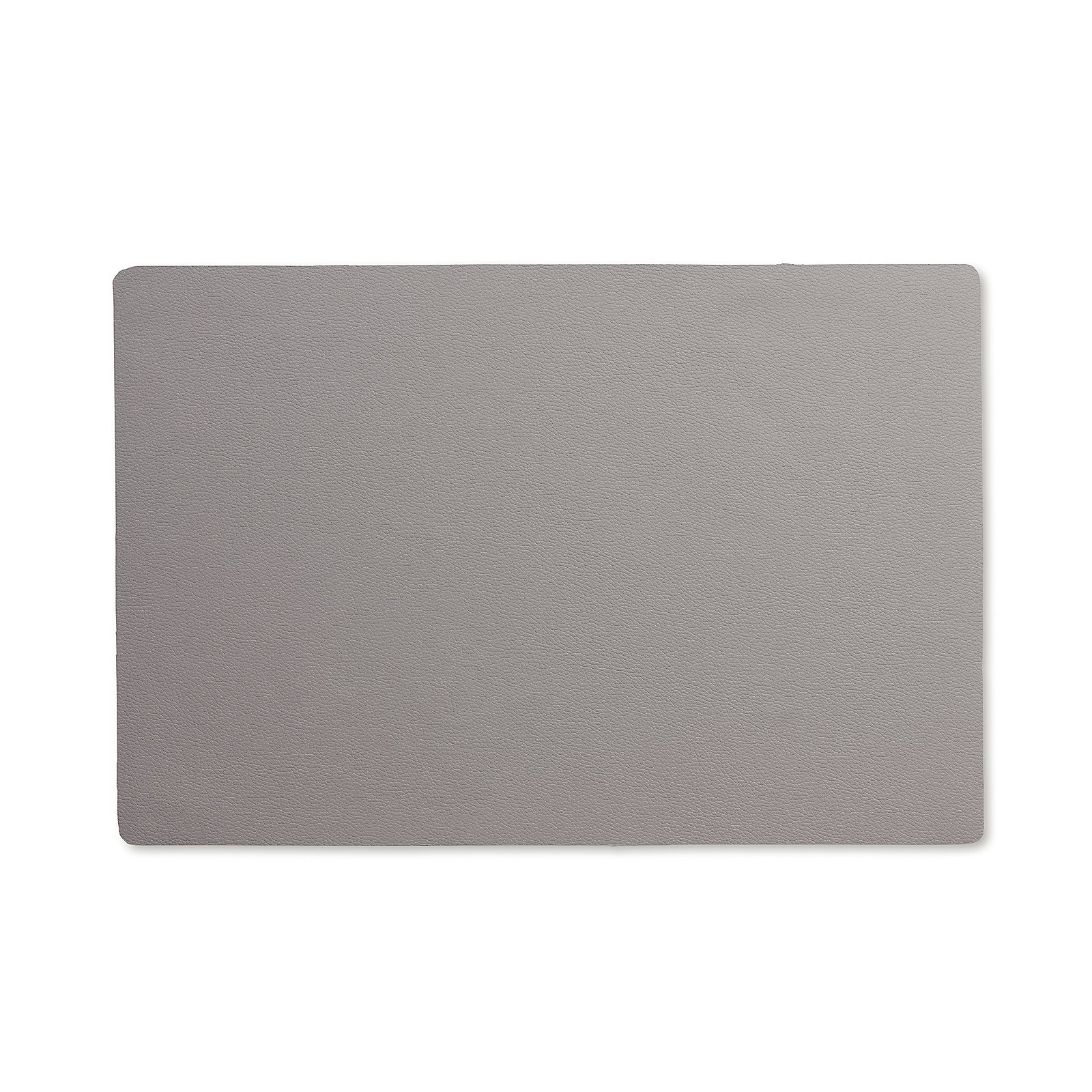 Kela Tisch-Set KIMARA in Farbe Grau, leder, platte, grau, taschenauflage, textur