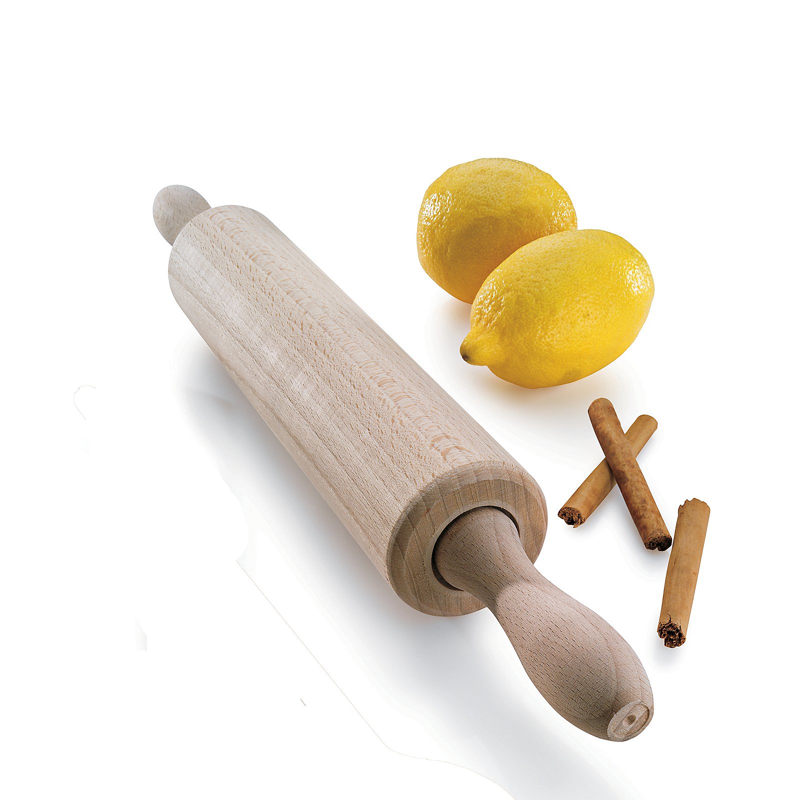 Kela TEIGROLLER MARIBOR in Farbe hellbraun, rolling-pin, holz, küche, zitrus, zimtstangen