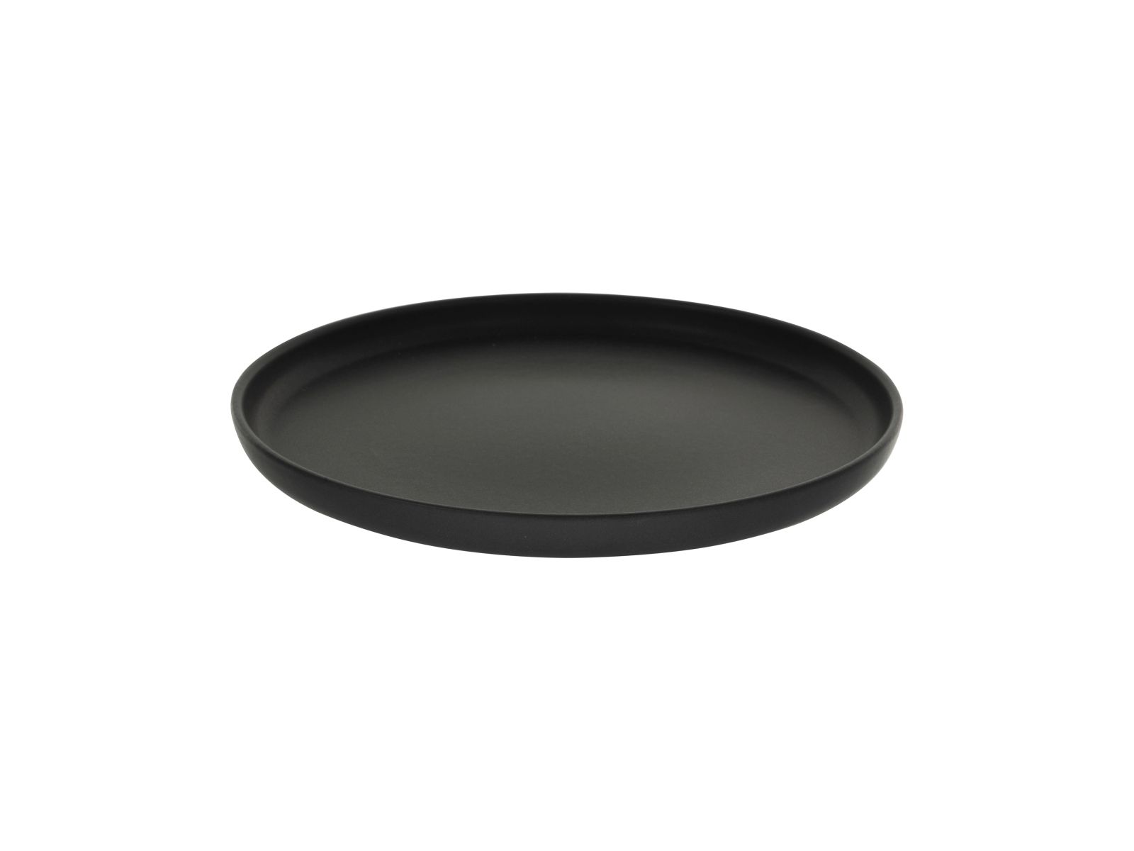 CreaTable Speiseteller Uno in Farbe Schwarz matt