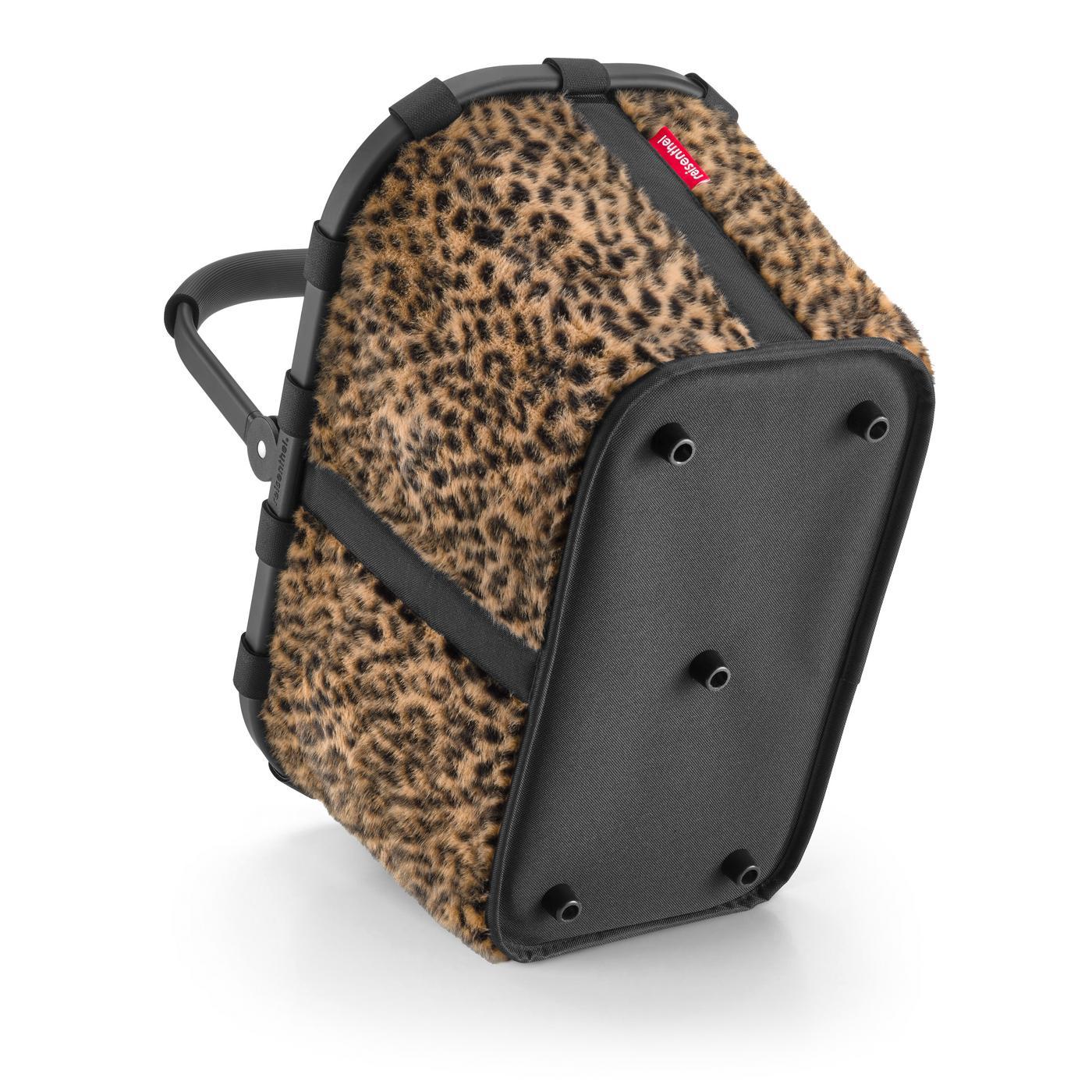 Reisenthel CARRYBAG in Farbe leo fake fur, Koffer, Kofferraum, Leoparden Muster, Fellbezug, Tragetasche