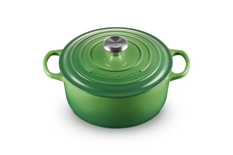 Le Creuset Bräter Sig 24cm Bamboo Green Rund