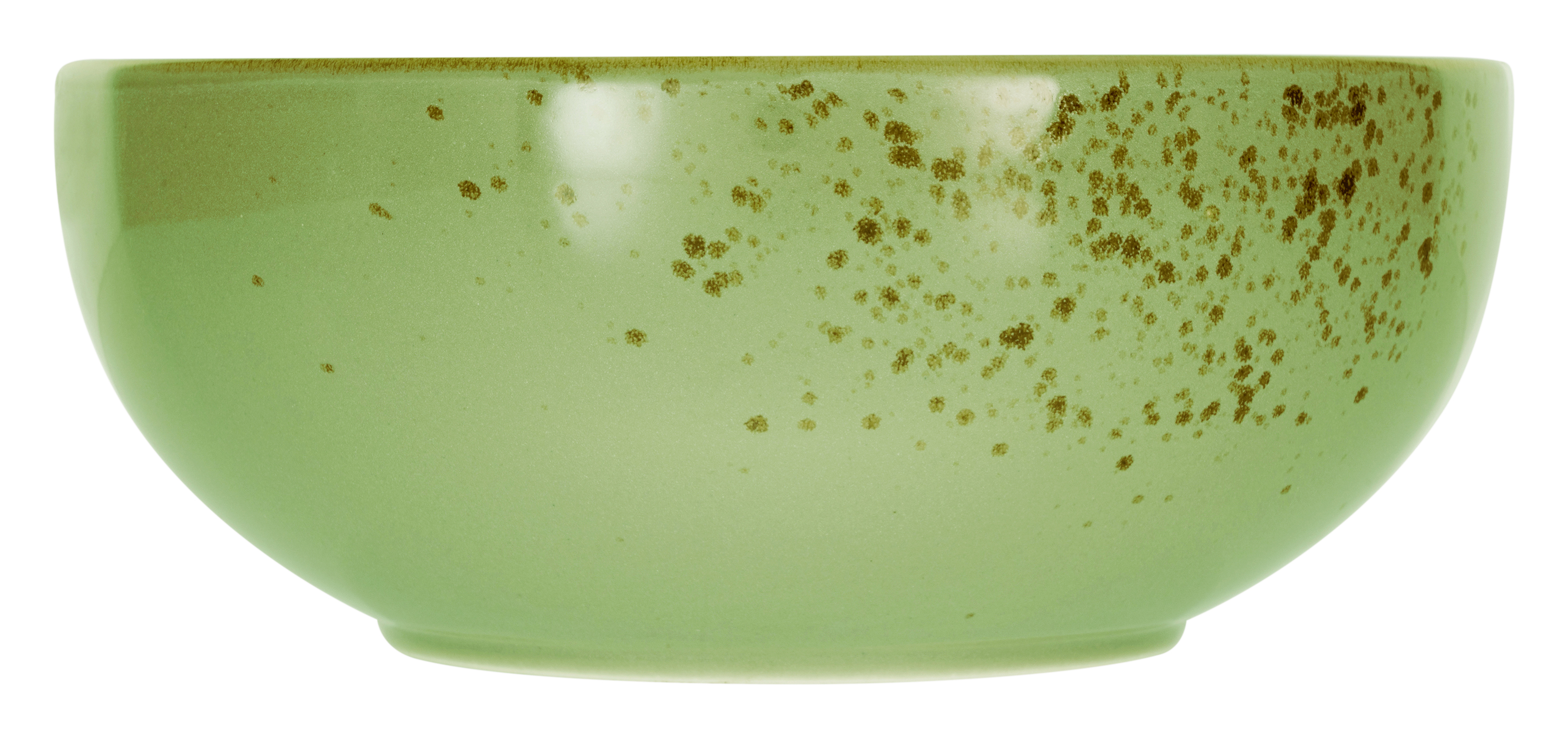 CreaTable Schüssel Nature Collection in Farbe Green glänzend, Schale, Suppenschüssel, Rührschüssel, Teller