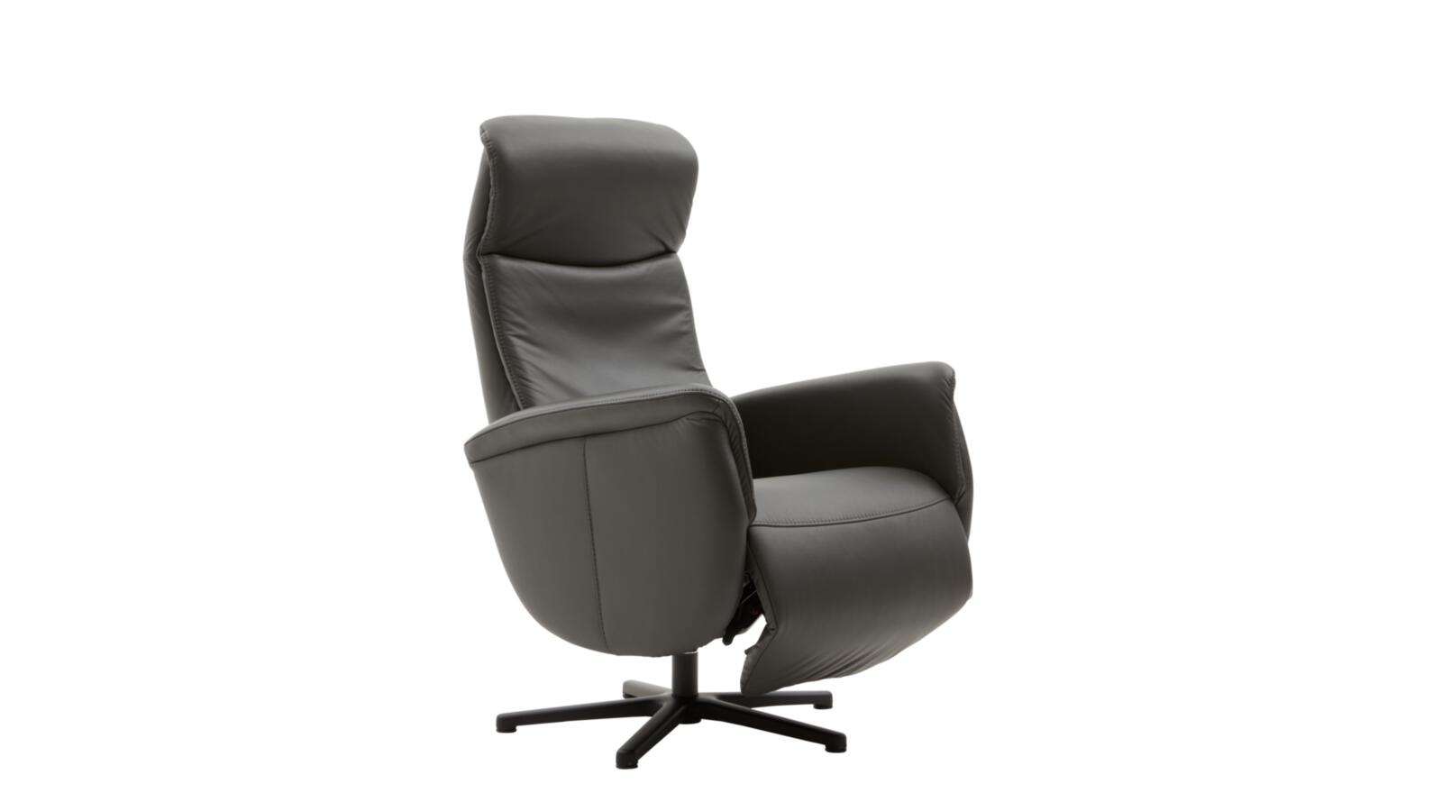 Modulmaster Relaxsessel MM-PN1062 in Leder Torro anthrazit
