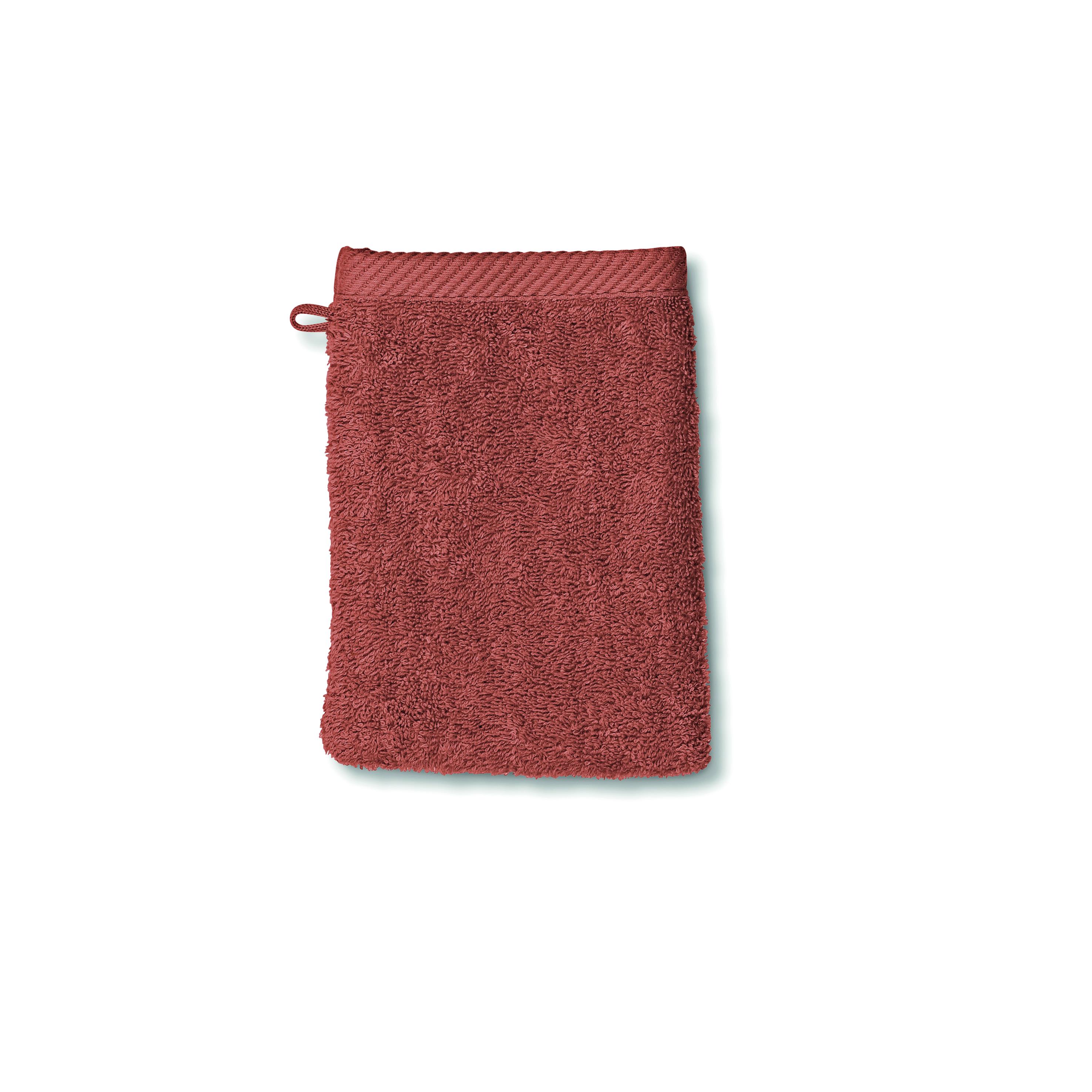 Kela Waschhandschuh LADESSA in Farbe terra