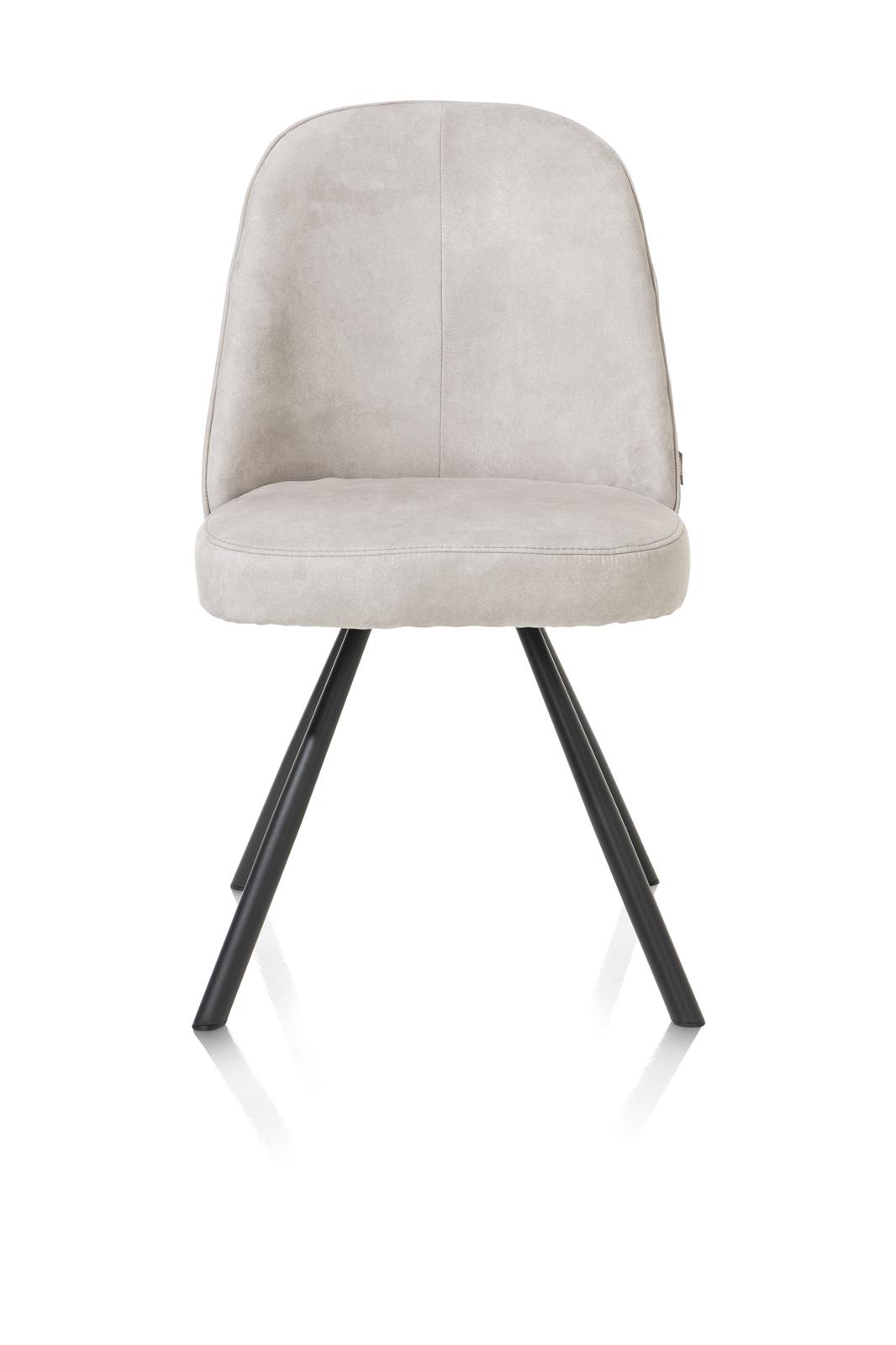Henders & Hazel Stuhl CRISTEL ca. B50 H88 T61 cm in Stoff Mikrof. Calabria kiesel