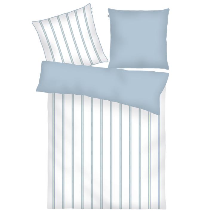 Tom Tailor Satin-Bettwäsche ca. 135x200cm in Farbe Sky Blue Tom Tailor Satin-Bettwäsche ca. 135x200cm in Farbe Sky Blue