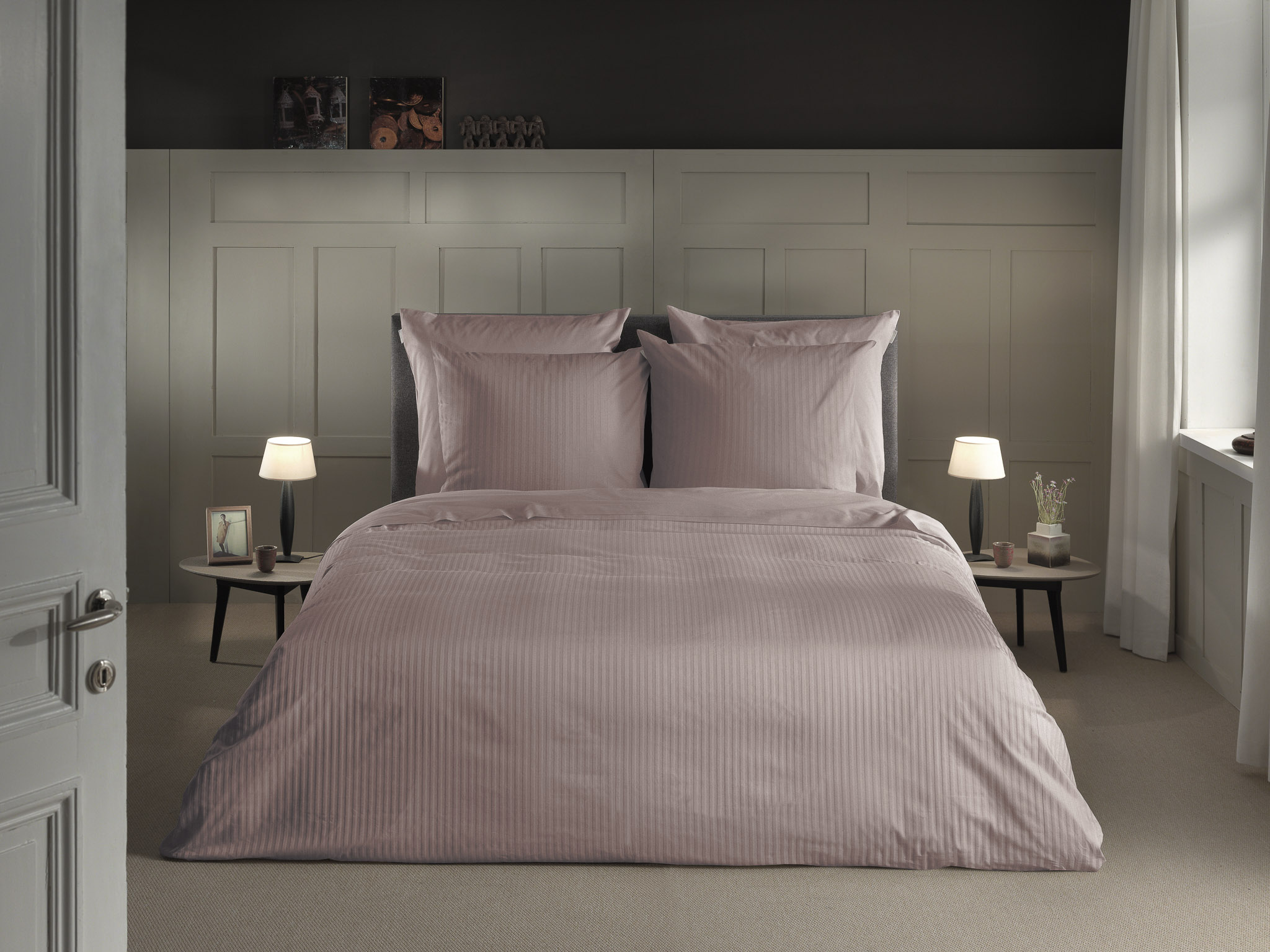 Heckettlane Bettwäsche ca. 155x220cm in Farbe Rose-Tan