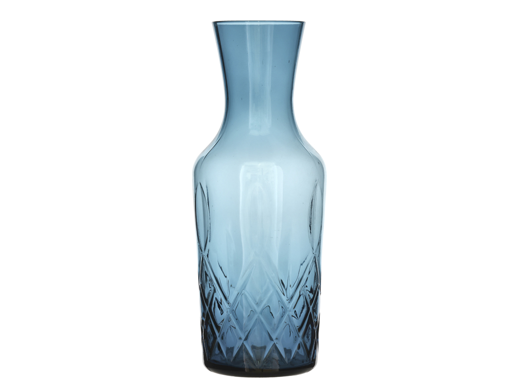 F&H Wasserkaraffe SORRENTO 0,001 Liter in Farbe Blau