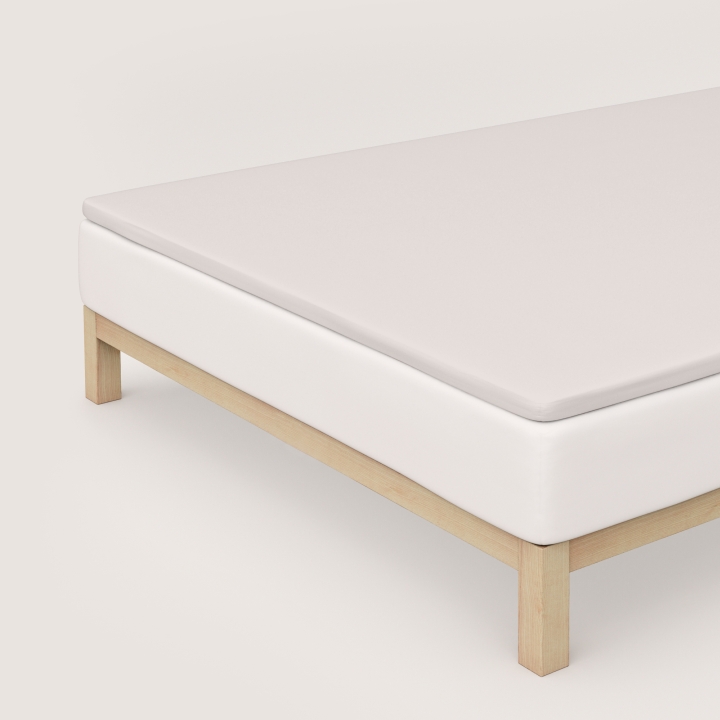 Schlafgut Pure Topper Spannbettlaken ca. 140x200-160x220cm in Farbe Sand Light