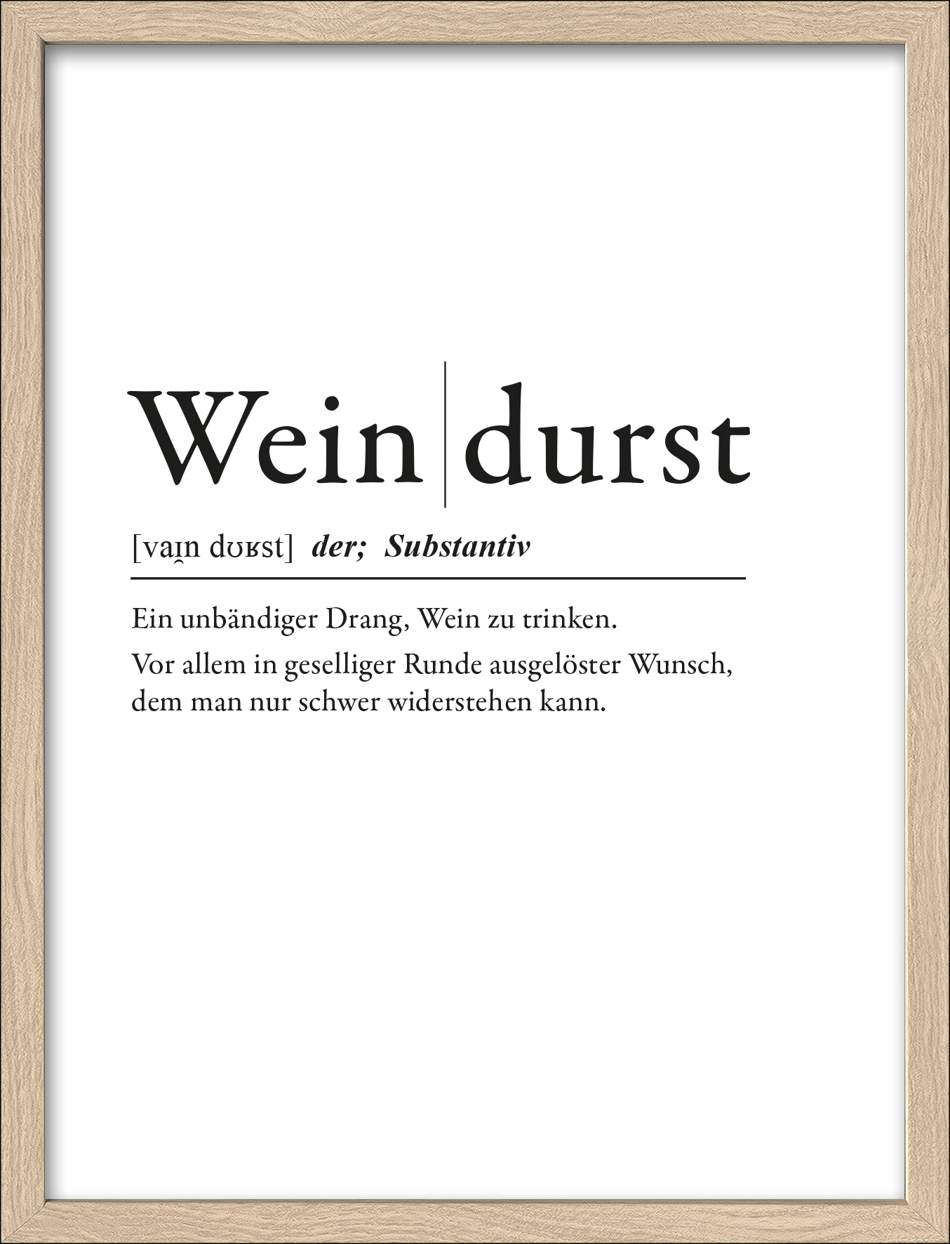 ProArt Framed-Art Slim Scandic 33x43cm Weindurst
