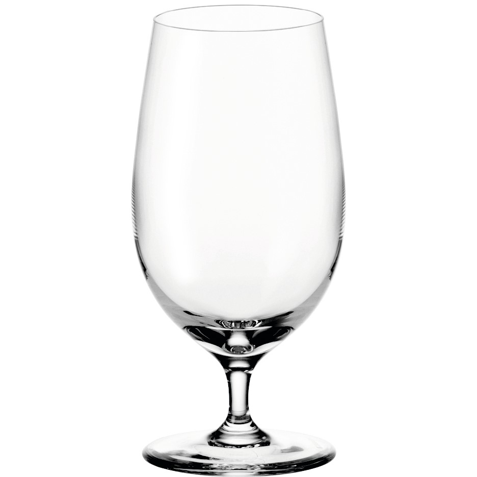 Leonardo Bierglas Ciao+ 390ml in Farbe klar, Glas, Weinglas, Stielglas, transluzentes Glas, Klarer Kelch