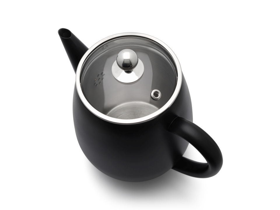 Bredemeijer Teekanne Duet Eva 1,1 Liter in Farbe schwarz Bredemeijer Teekanne Duet Eva 1,1 Liter in Farbe schwarz