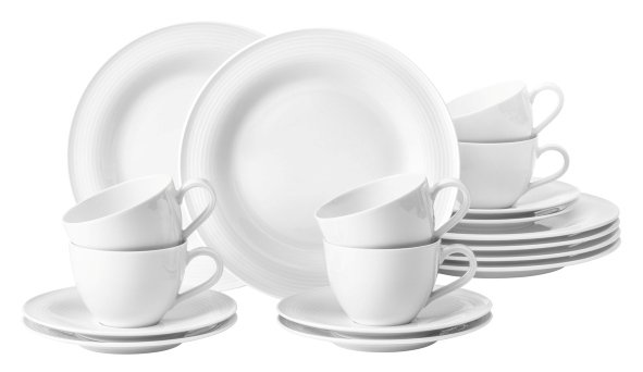 Seltmann Weiden Kaffeeservice 18-teilig BT Beat 3 weiß Seltmann Weiden Kaffeeservice 18-teilig BT Beat 3 weiß