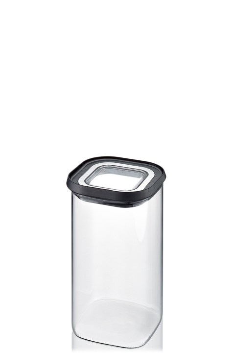 GEFU Vorratsdose PANTRY in Farbe schwarz/silber GEFU Vorratsdose PANTRY in Farbe schwarz/silber
