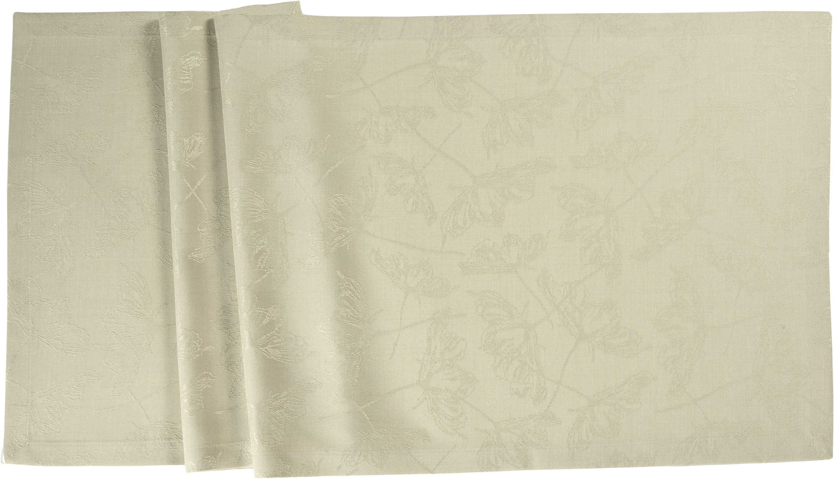 Sander Tischdecke LARA ca. 165 rundcm in Farbe desert sand, Dekoration für Zuhause, Leinen