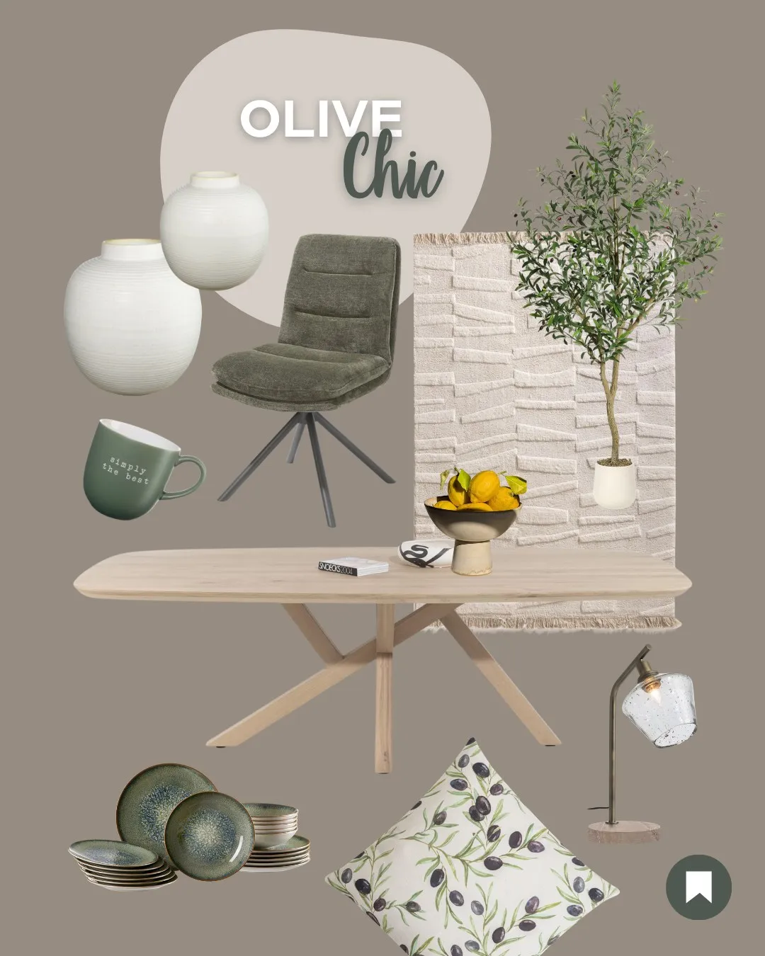 17894146644488869 Manchmal braucht es gar nicht viel: sanfte Naturtöne, Olivgrün als Akzent und liebevolle Details, die Ruhe ausstrahlen. 🤍 Unser Trend Olive Chic bringt mediterrane Leichtigkeit in dein Zuhause – mit natürlichen Materialien, warmen Farben und einem Hauch italienischem Lebensgefühl. Perfekt für alle, die es stilvoll, entspannt und zeitlos mögen. Welches Teil wäre dein Favorit?🌿 #begeistern #wohnen #buss #oldenburg #wiesmoor #herbartgang #OliveChic #Wohntrend #Einrichtungsideen #Wohninspiration #MediterranesWohnen #InteriorInspo #Esszimmerliebe #ZuhauseMitStil #Wohnaccessoires #busswohnen