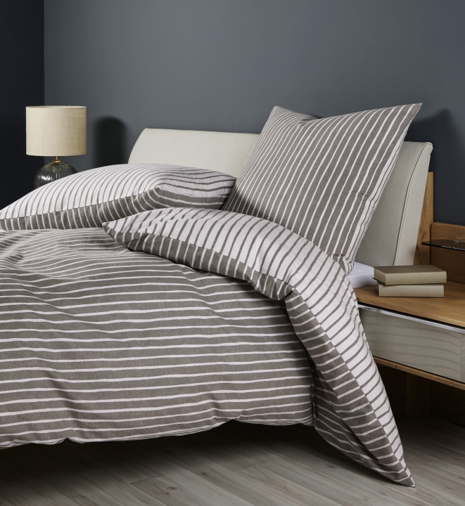 Janine Design Bettwäsche DAVOS ca. 155x220cm in Farbe vulkan