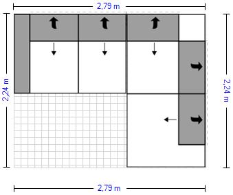 Küchenunterschrank, obere Schränke, untere Schränke, Eckschrank, grauer Schrank