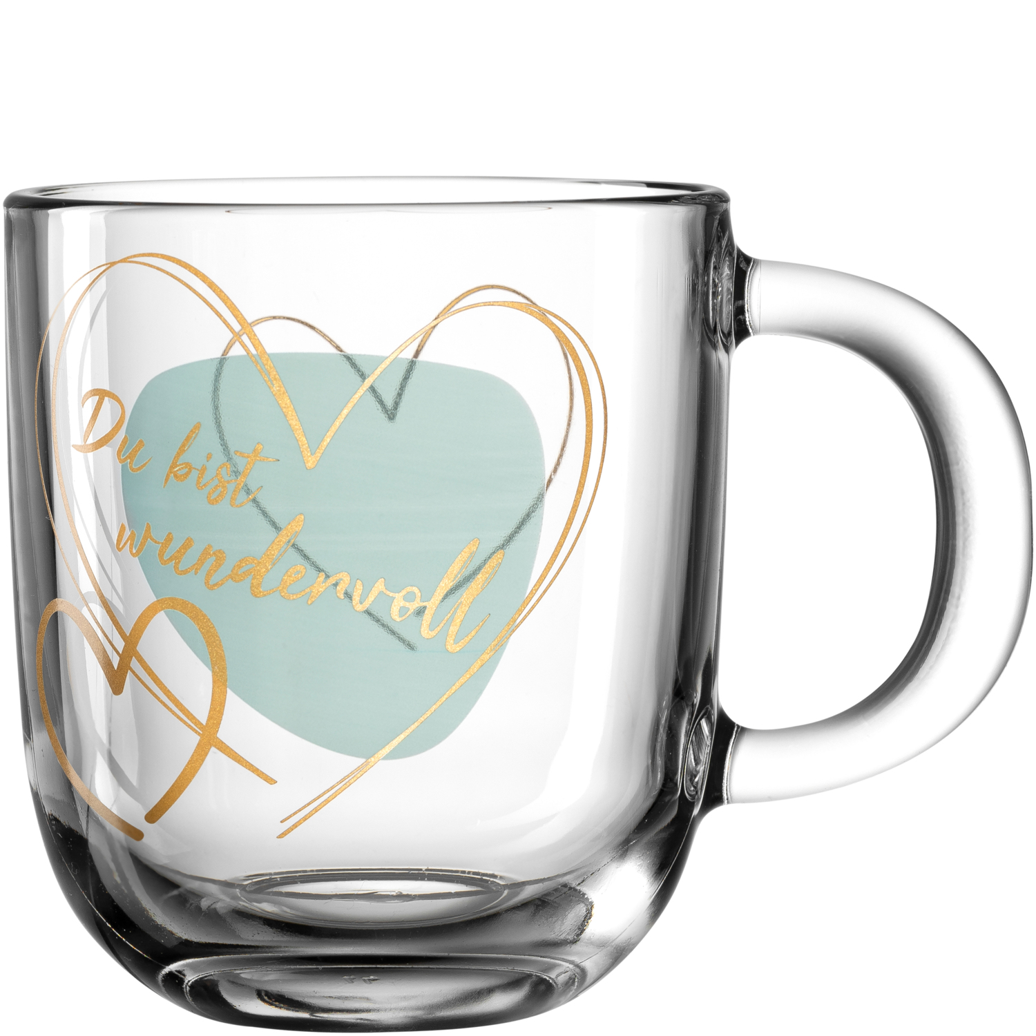 Leonardo Tasse Emozione 400ml in Farbe türkis
