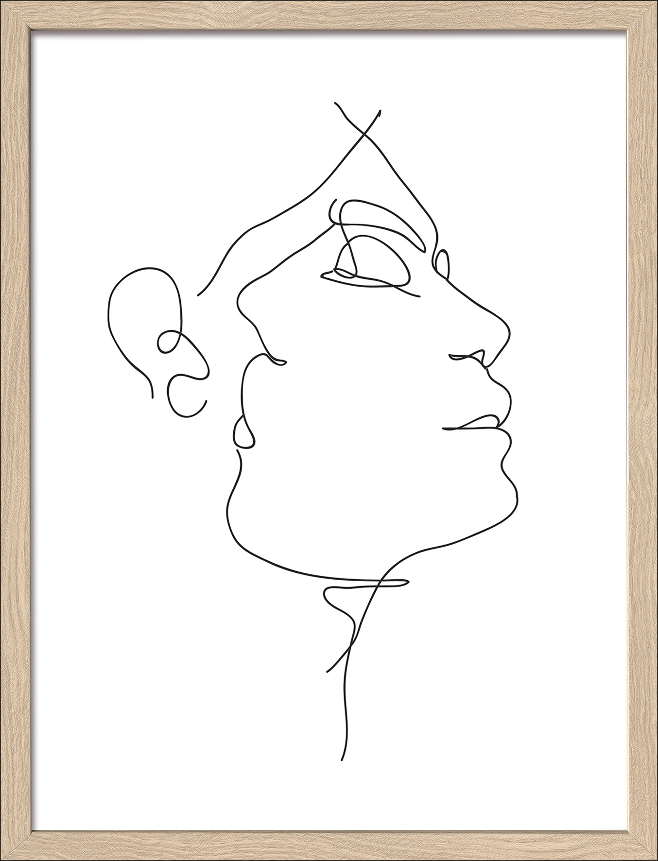 ProArt Framed-Art Slim Scandic 33x43cm Sketch of faces I