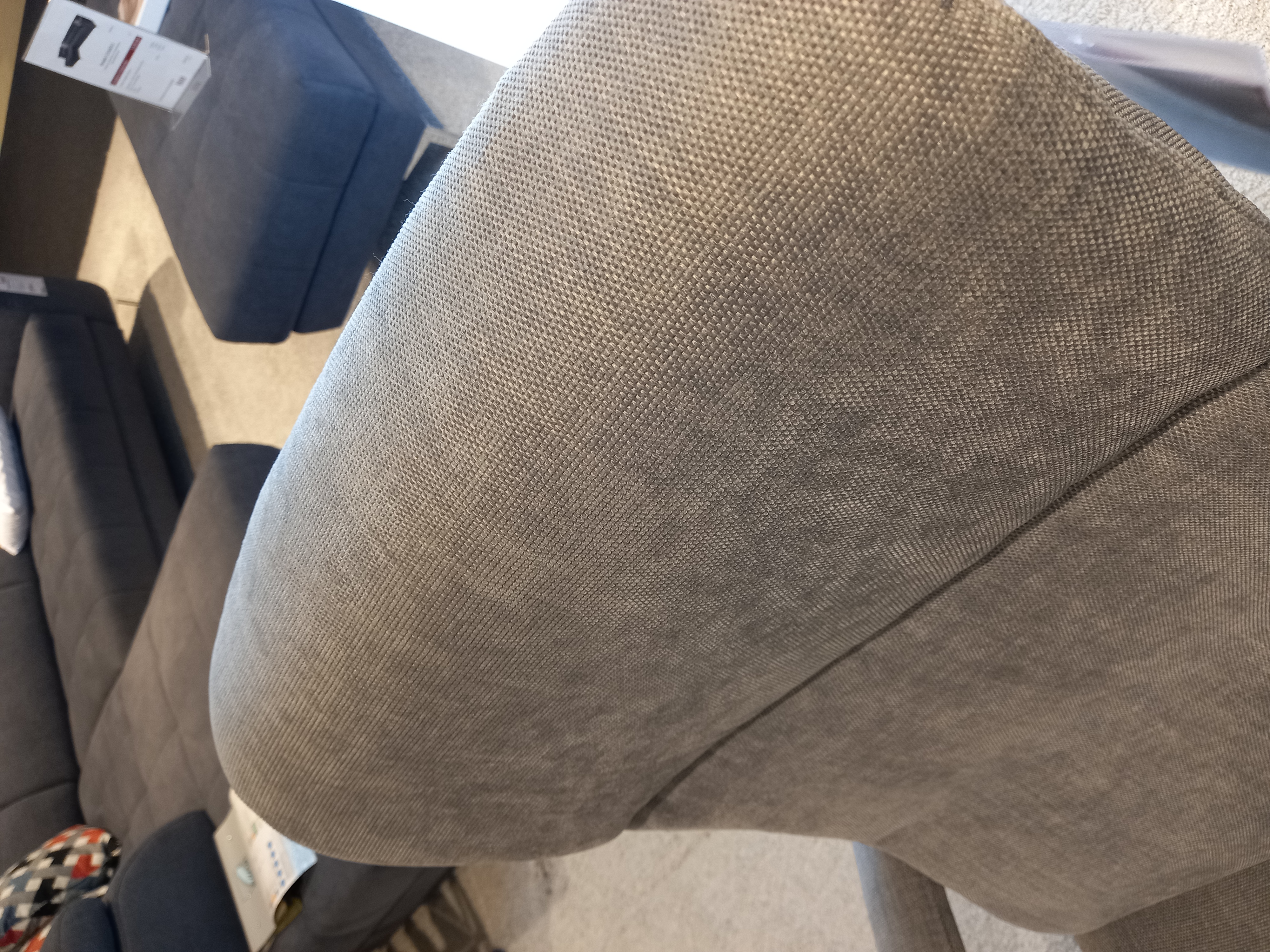 Relaxsessel MM-ZE1062 in Stoff Longlife Easy grey Pg.D, Kissen, Dekoration für Zuhause, Couch, Leinen, Innenarchitektur