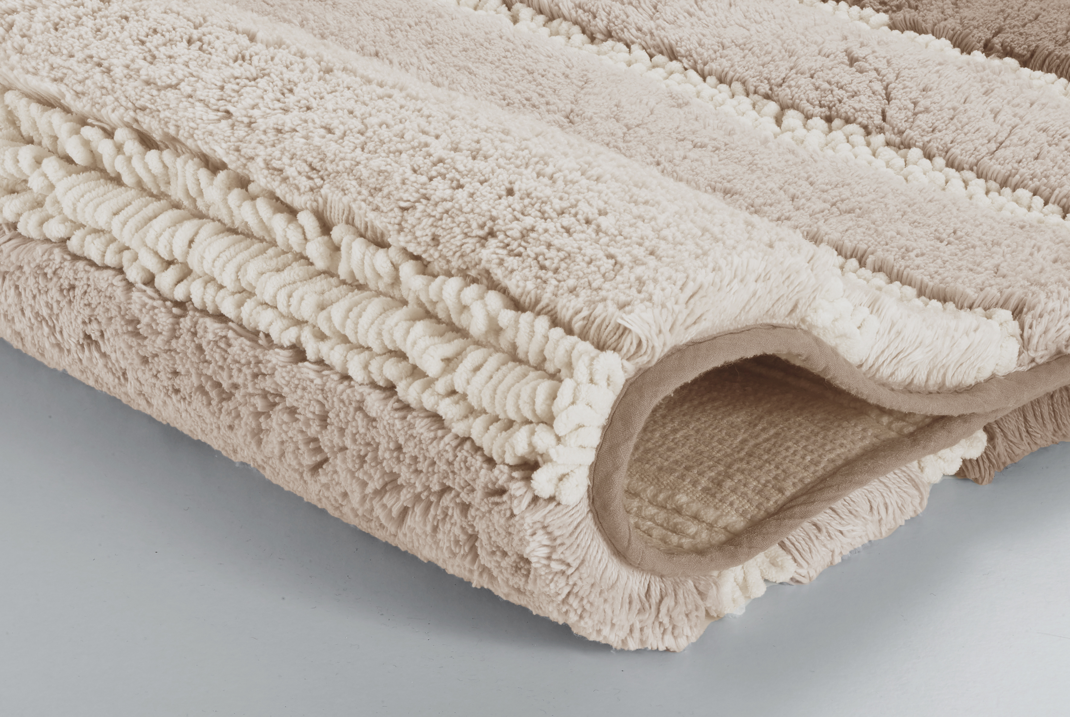 Kleine Wolke Badteppich PHOENIX ca. 60x60cm in Farbe Taupe