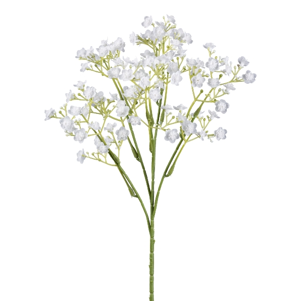Gasper Gypsozweig, 48 cm, weiß in Farbe Weiß, Blumenstrauß, Künstliche Blume, Weiß, Stielpflanze, Trockenblume