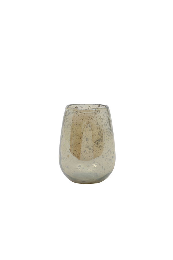 Light & Living Teelicht JEVARGI 9x11,5cm in Glas Steinschlag bernstein Light & Living Teelicht JEVARGI 9x11,5cm in Glas Steinschlag bernstein
