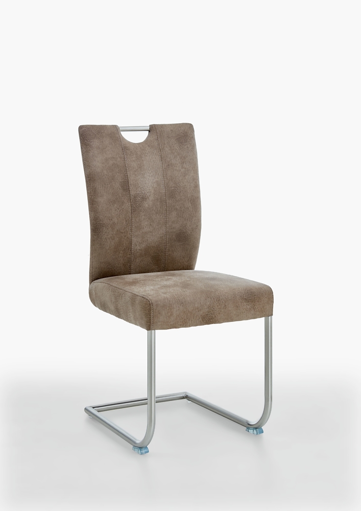 Niehoff Schwingstuhl 4er-Set DUTONA in Stoff Microf. Aberdeen stone, Stuhl, Mobiliar, Kissen, Dekoration für Zuhause