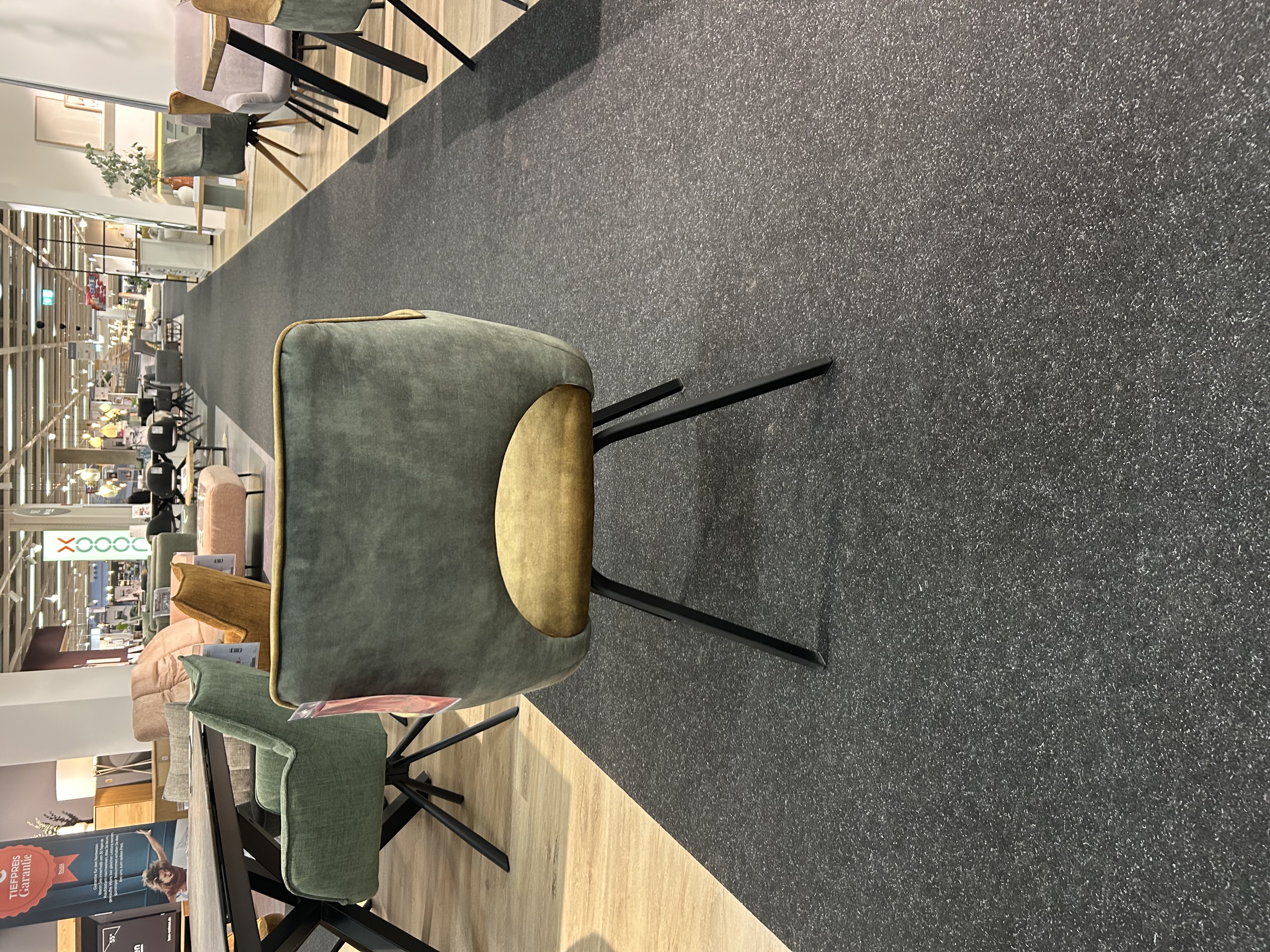 Knudsen Stühle-Set 6tlg. in Farbe Adore 315/Hunter 3154, Moebel, Drinnen, Innenarchitektur, Stuhl, Fußboden