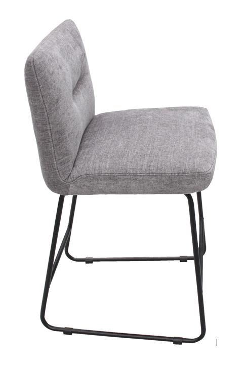 Interliving Tresenstuhl IL 5504 in Stoff S-DCT99/08 grau
