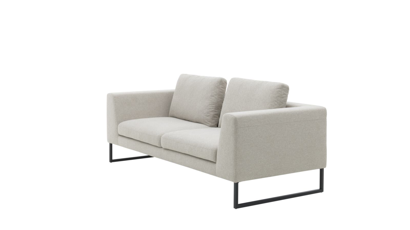 Roomio 2,5-Sitzer No. 4101 Beige Roomio 2,5-Sitzer NO. 4101 in Stoff Simply Clean sand