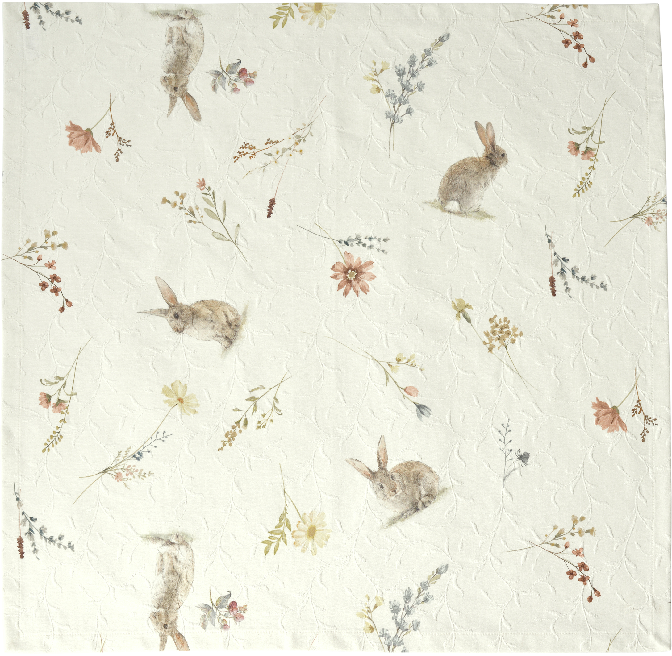 Sander Tischdecke BUNNY BLOOM ca. 85 x 85cm in Farbe original