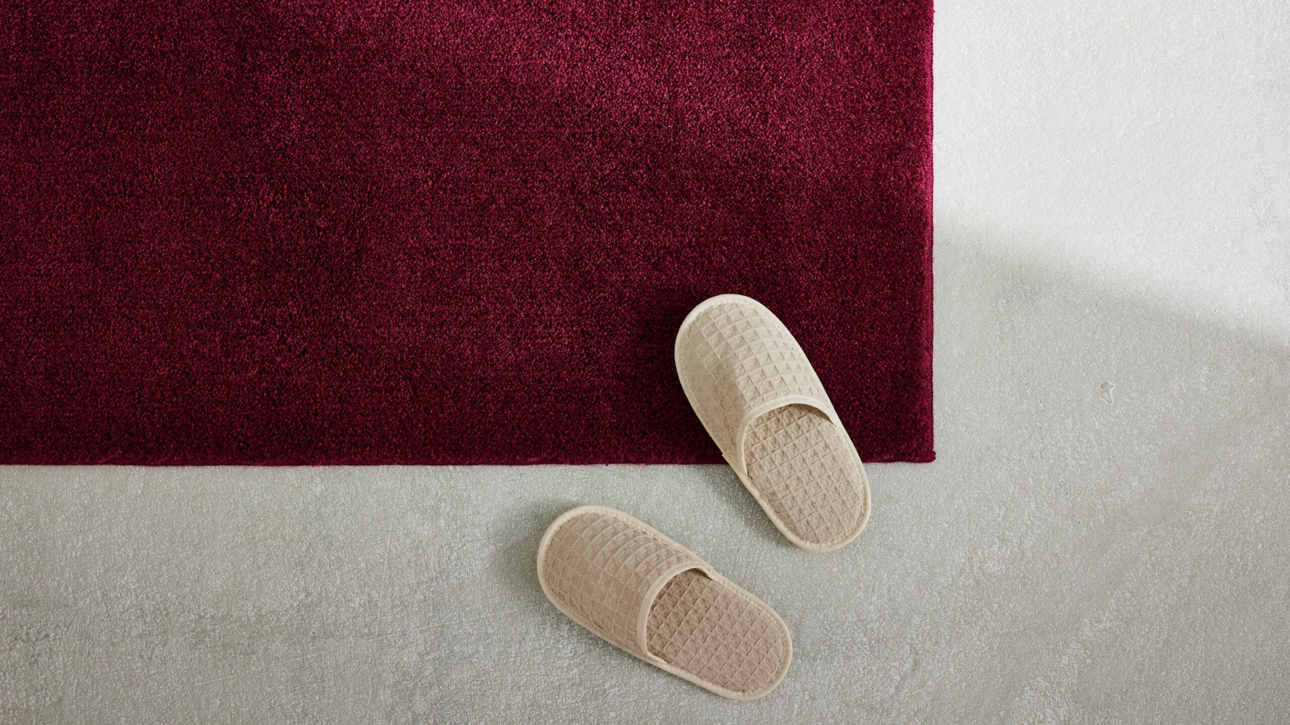 Interliving Badteppich IL-9112 ca. 65x115cm in Farbe beere