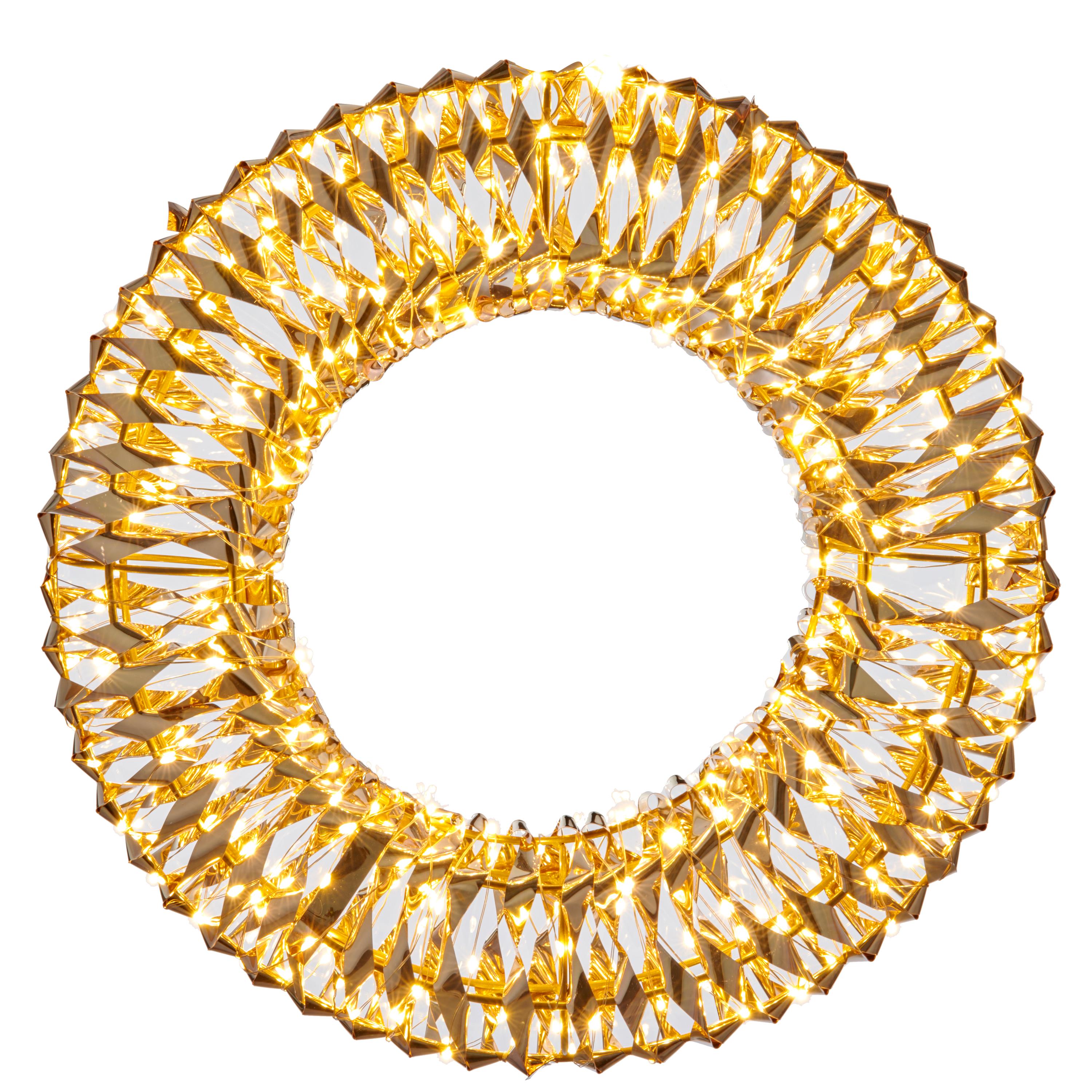 Gasper Metallgestell Kranz DORIS ca. H10 cm, D40 cm in 41 champagner Gasper Metallgestell Kranz DORIS ca. H10 cm, D40 cm in 41 champagner, Gold, Zubehör, Schmuck, Halskette, Ornament