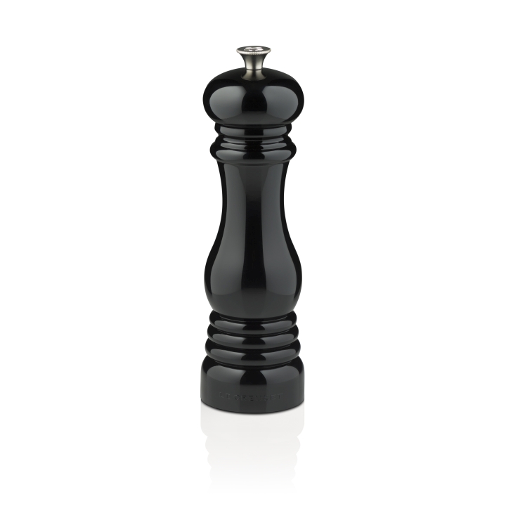 Le Creuset Salzmühle in Farbe Schwarz Glänzend