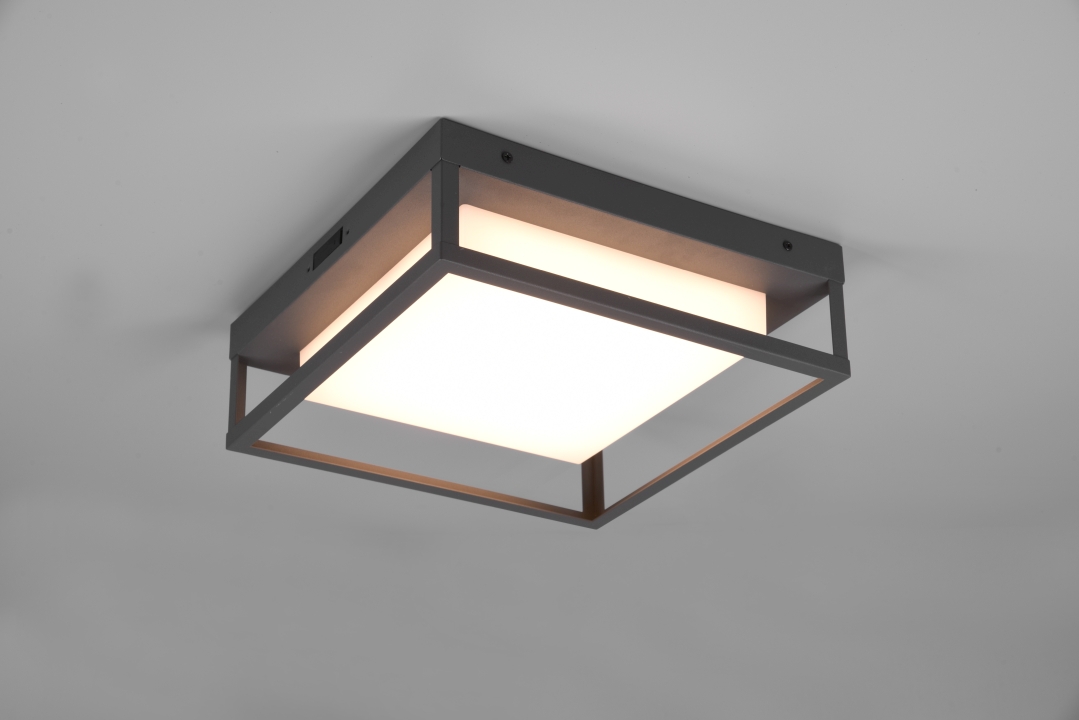 Trio LED-Deckenleuchte WITHAM 1-flammig in Farbe anthrazit Trio LED-Deckenleuchte WITHAM in anthrazit