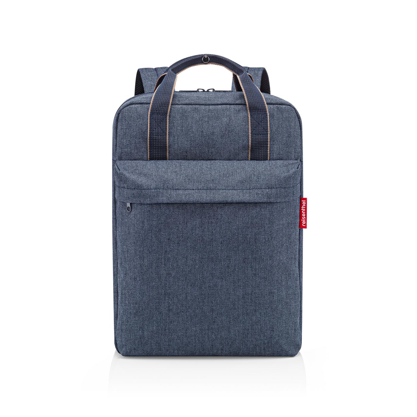 Reisenthel ALLDAY BACKPACK M in Farbe herringbone dark blue