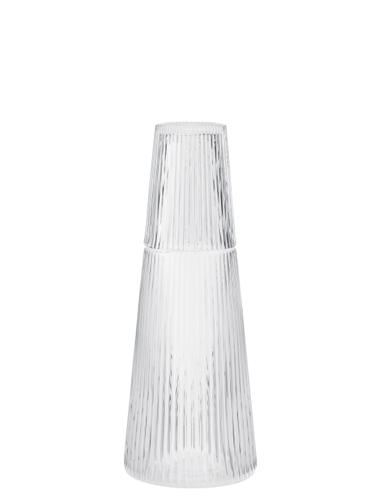 Stelton Karaffe mit Glas Pilastro 1 Liter in Farbe clear
