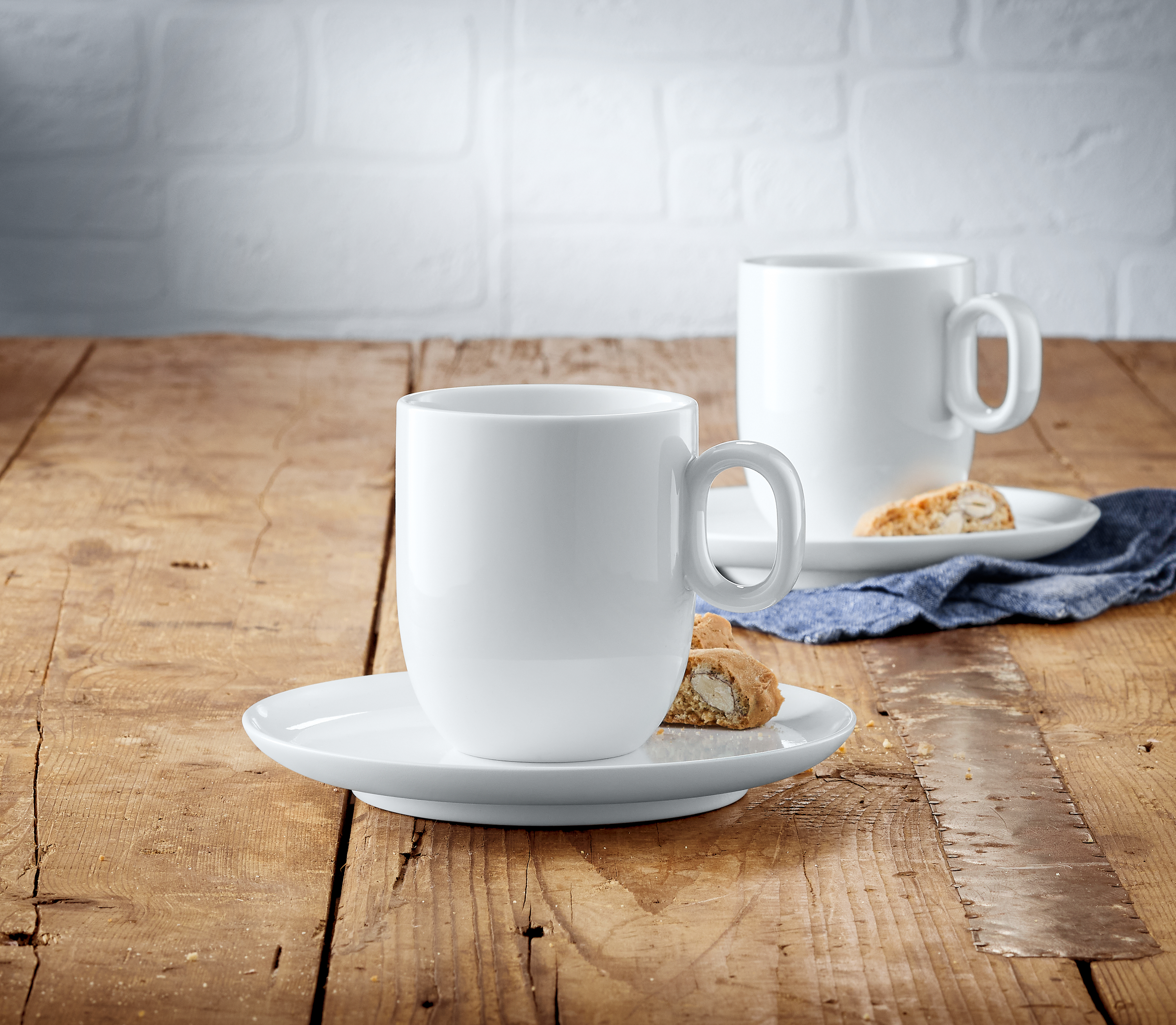 WMF Barista Café Crème-Set, 4-teilig in weiß WMF Barista Café Crème-Set, 4-teilig in weiß