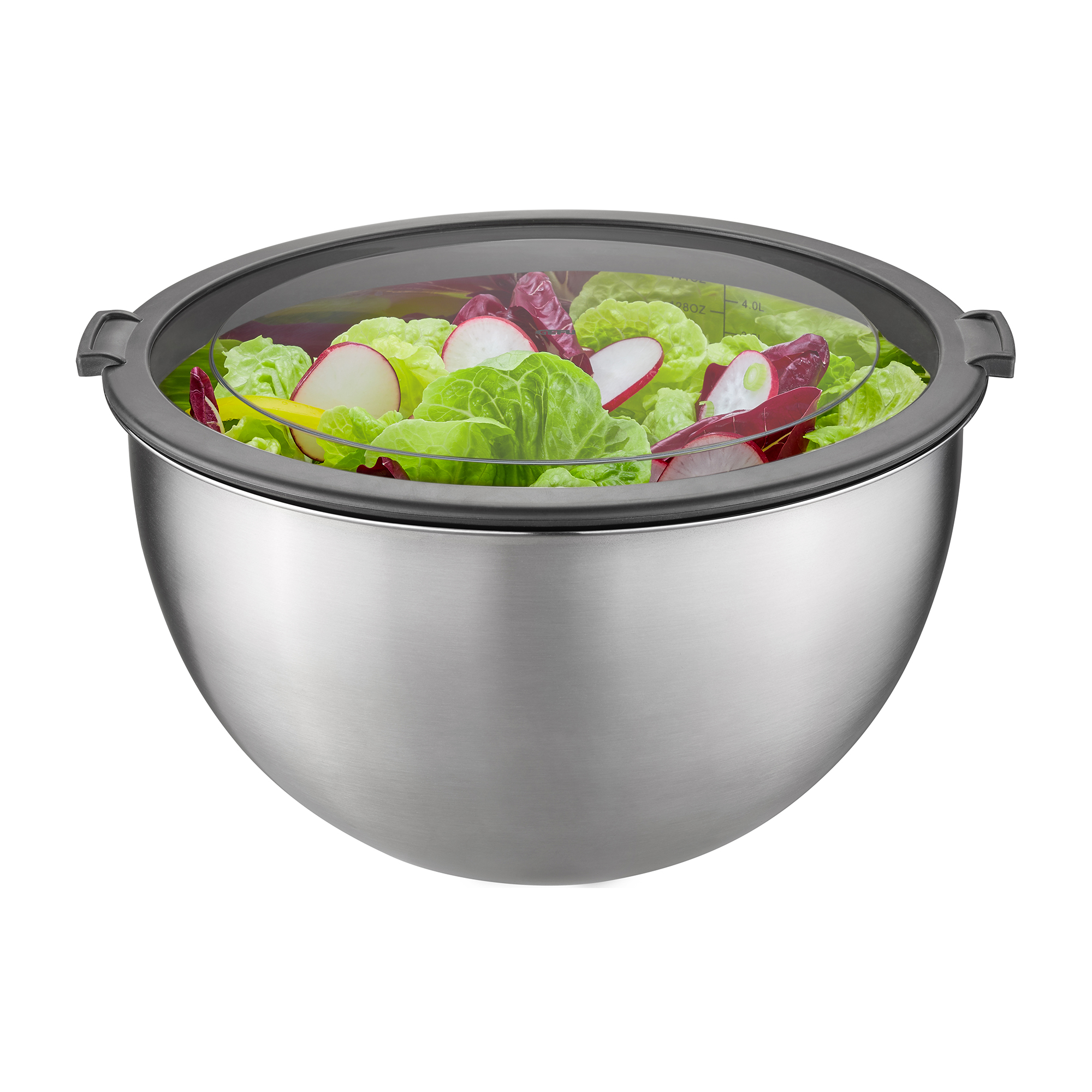 GEFU Schüssel-Set Mondi in Schwarz, silber