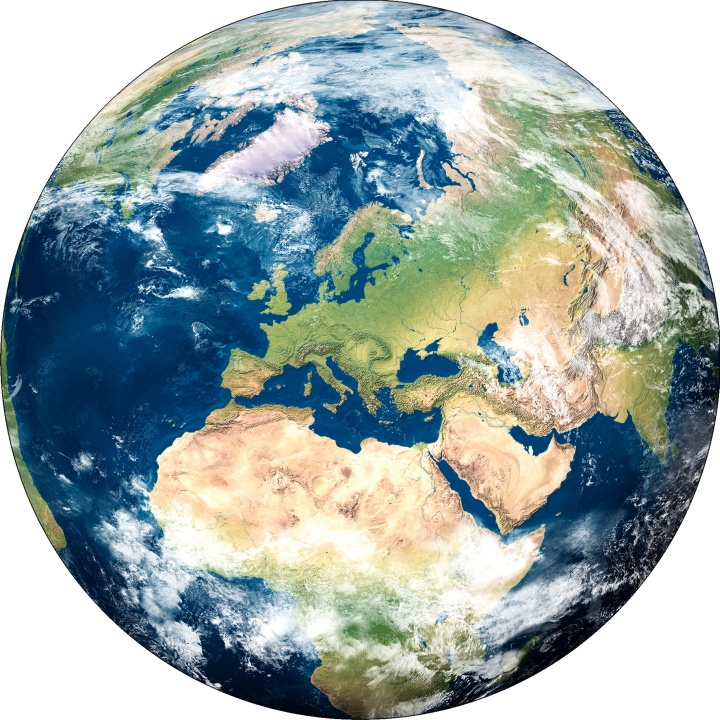 PRO ART Alu-Art rund Ø 98cm The Earth
