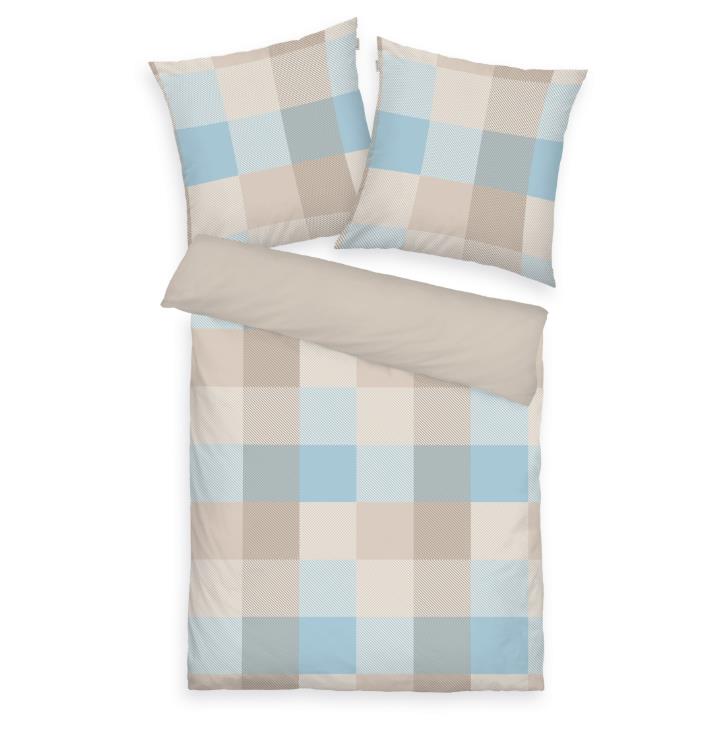 Tom Tailor Flanell-Bettwäsche Tom Tailor ca. 135x200cm in ca.80x80/135x200cm, Kissen, Dekoration für Zuhause, Mobiliar, Kopfkissen, Bett