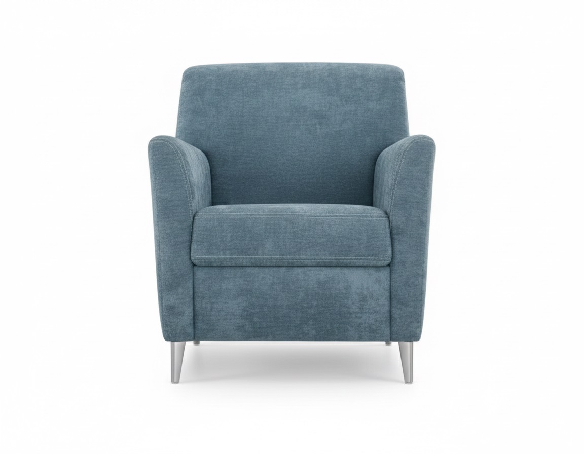 Polipol Polstersessel OS-PP1212 in Stoff Vera steel, Moebel, Stuhl, Sessel