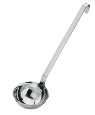 Rösle Schöpflöffel 8cm in Farbe silber, Löffel, Küchenwerkzeug, Edelstahl, Löffelauflage, Spaghettilöffel