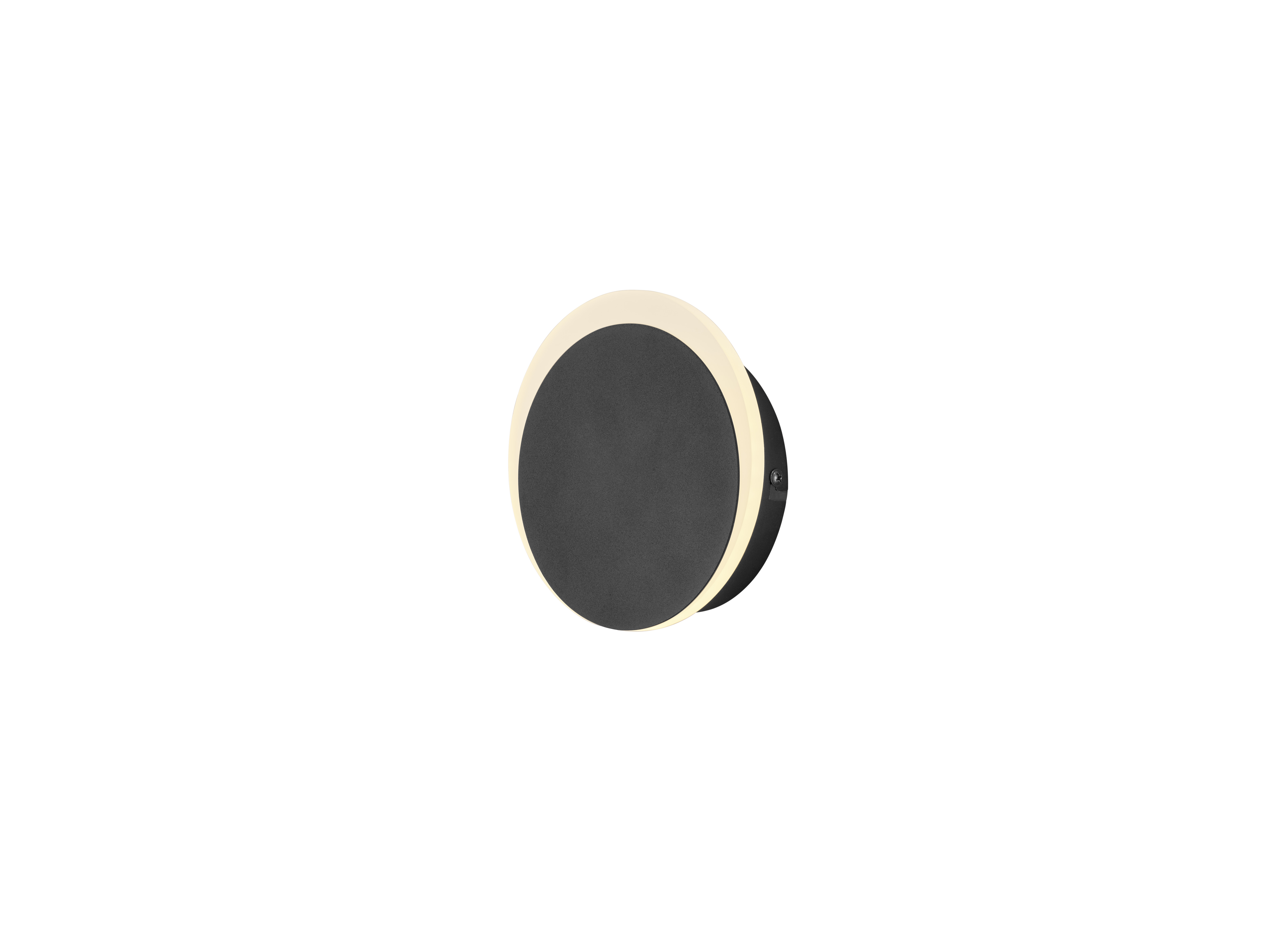 B-Leuchten Wandleuchte Sun ca. 15x4cm in schwarz