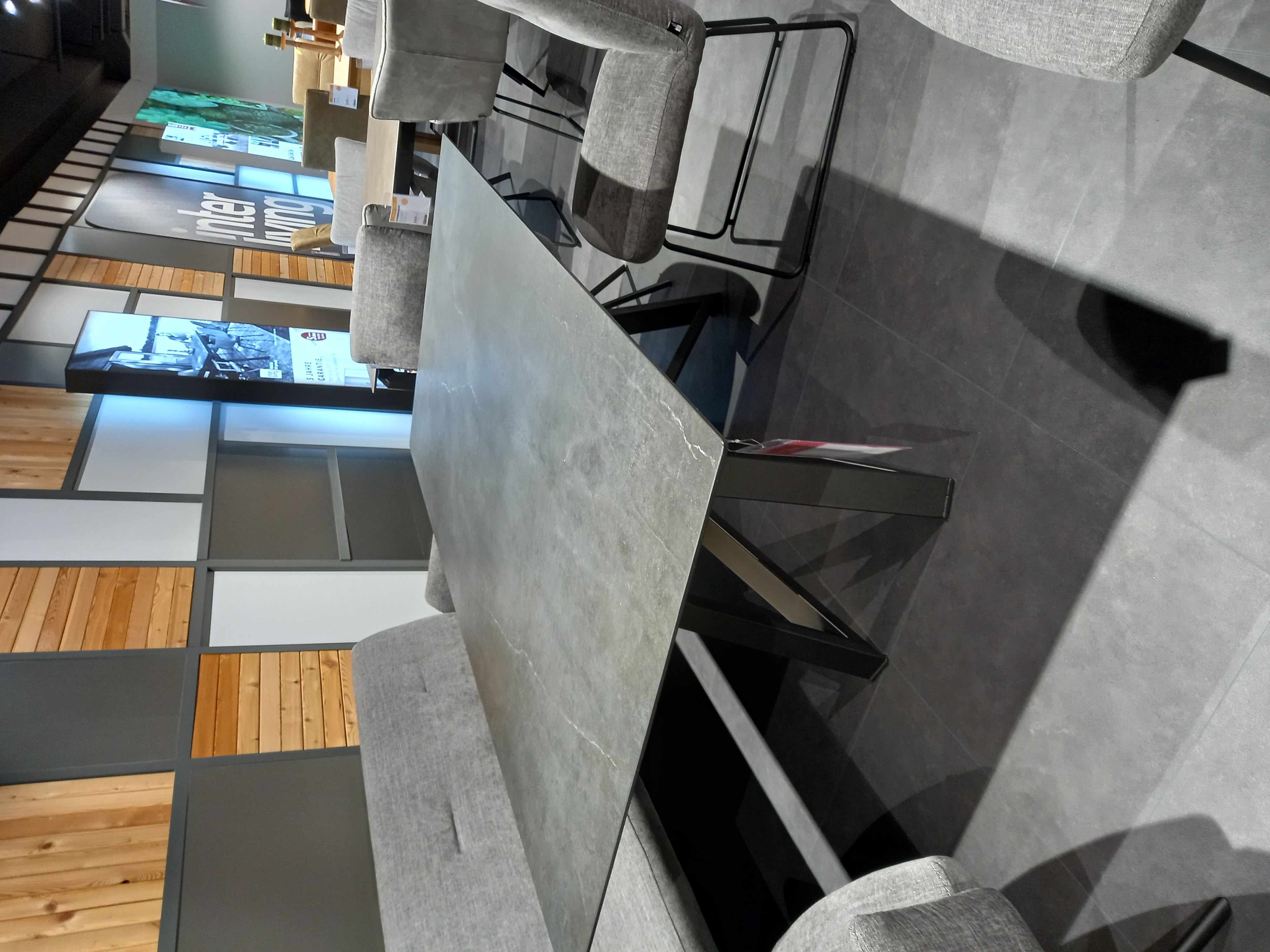 Musterring Esstisch NEVIO ca. B200 x H77 x T100 cm in Platte Keramik 1 Dekton, Moebel, Tabelle, Tischplatte, Fußboden, Innenarchitektur