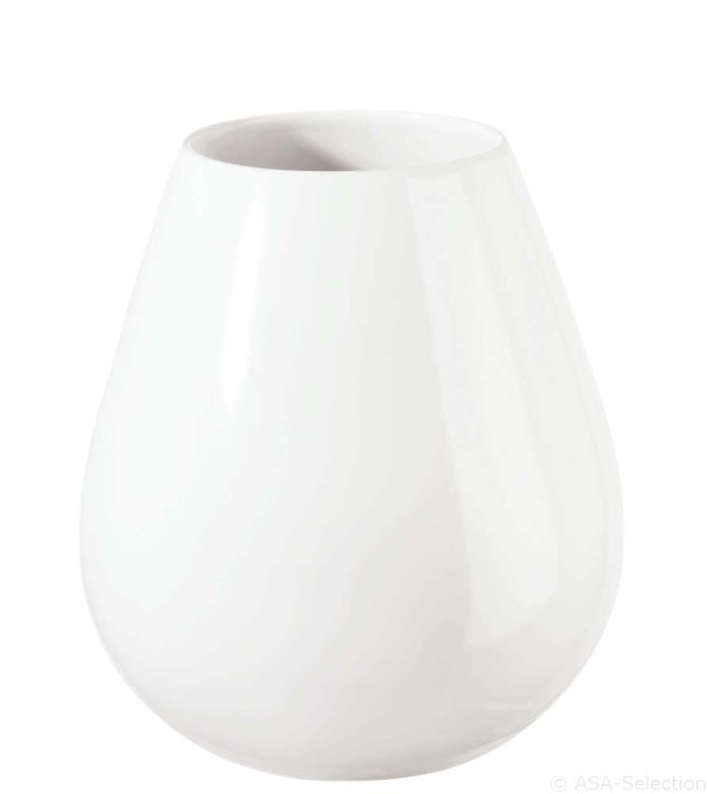 ASA Selection Vase Ease in Farbe weiß glänzend